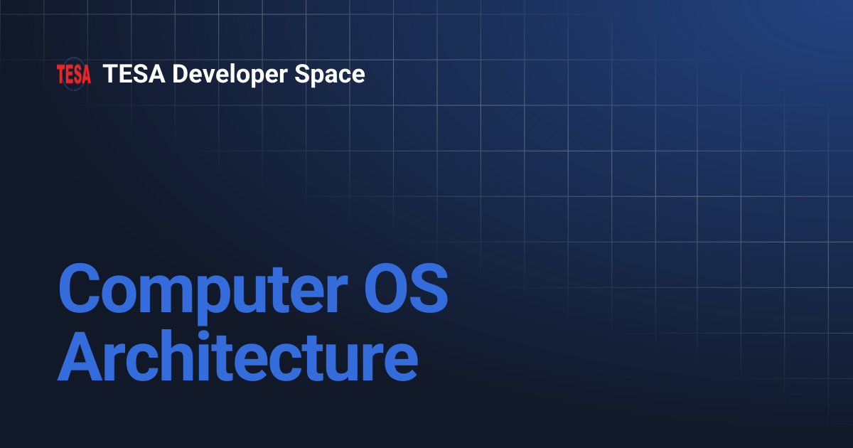 Computer OS Architecture | TESA Developer Space